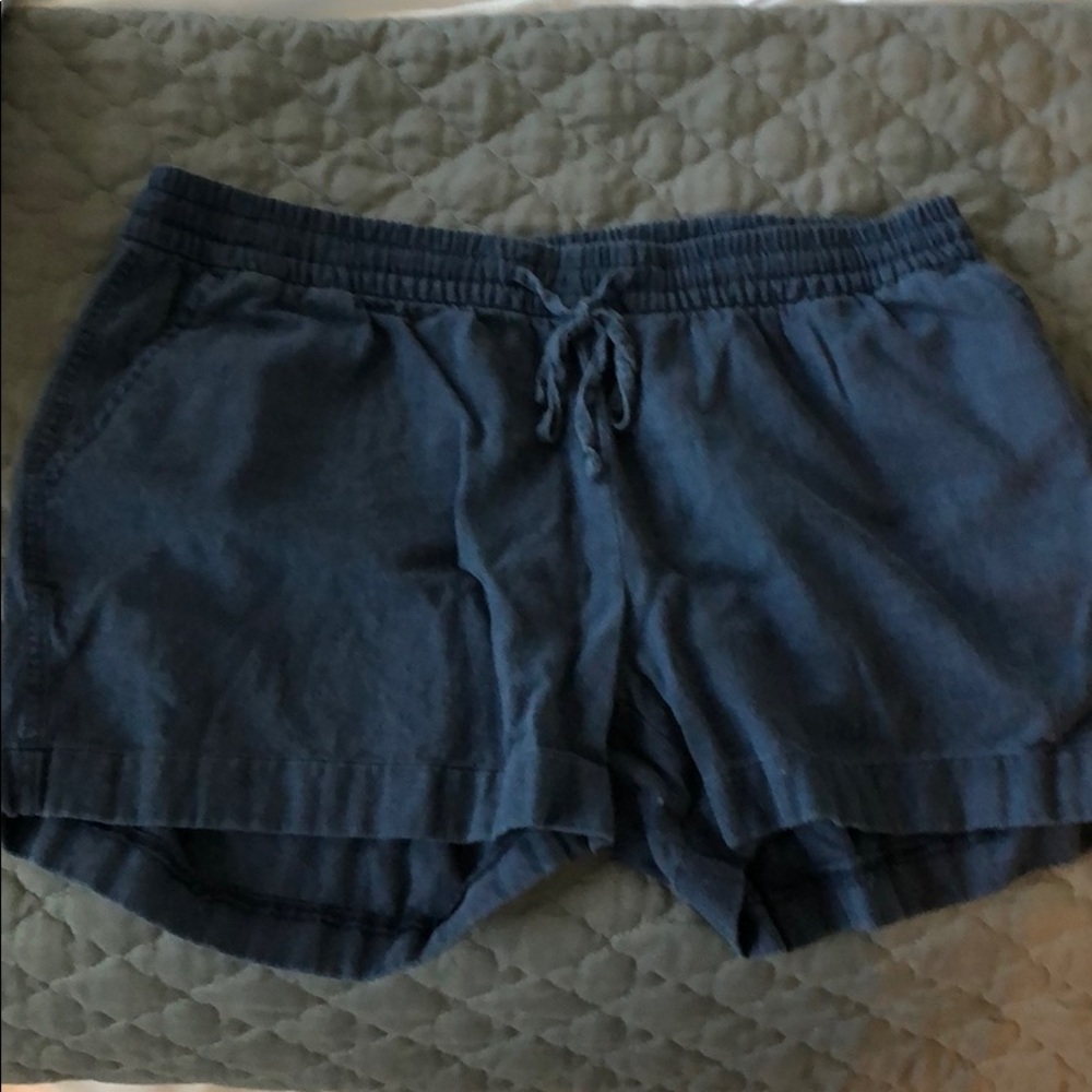 Blue shorts